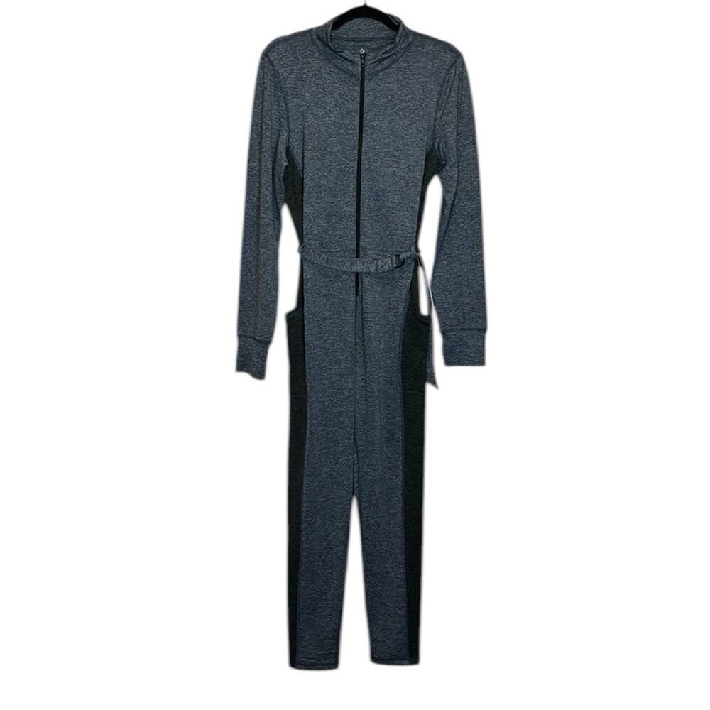 Offline by Aerie Chillside Collection Warmup Base Layer Jumpsuit Blue Size L